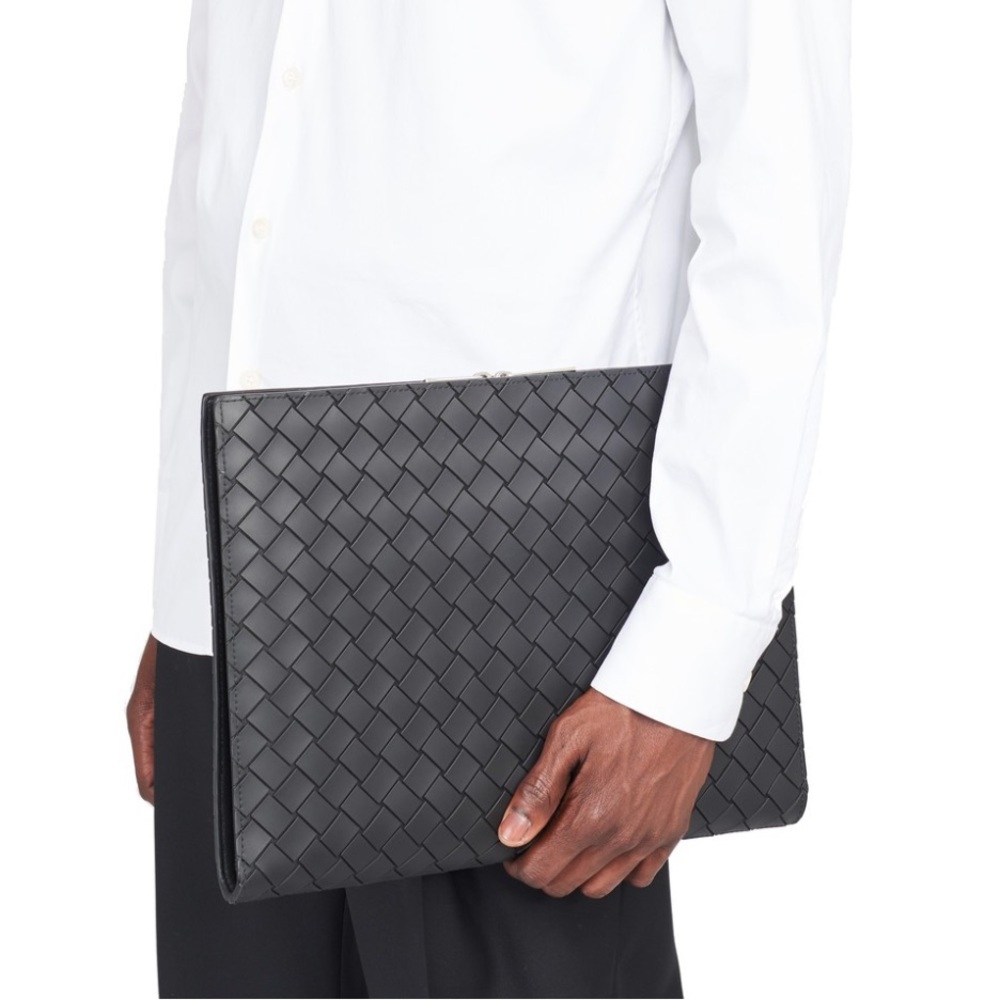Bottega Veneta Woven Leather Document Case